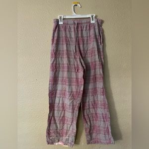 Vintage plaid pajama pants